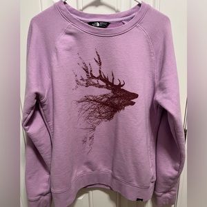 The North Face sweatshirt